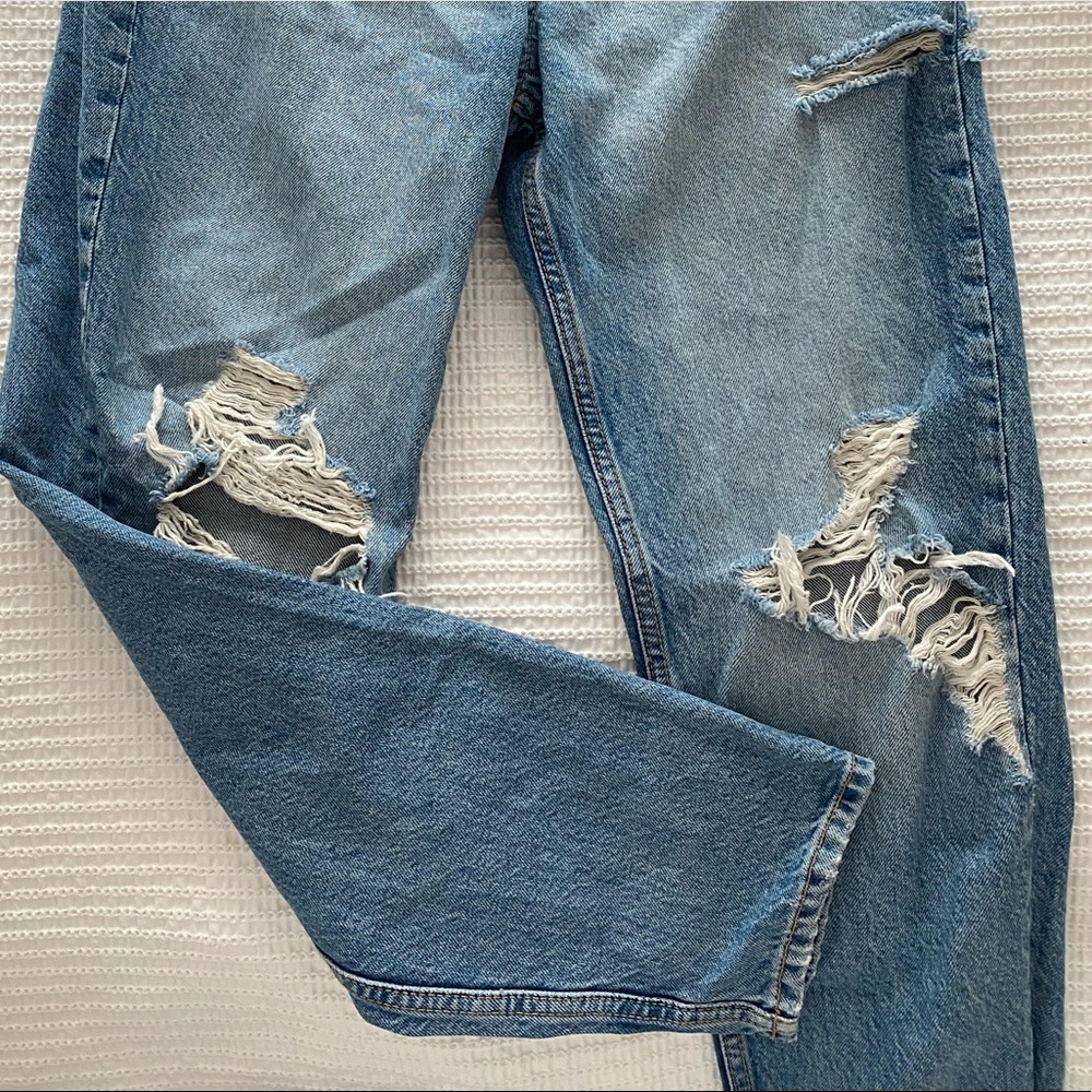 Zara Ripped Mom Jeans